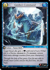 Genbu's Command - 126 - Rare - Abyssal Heaven