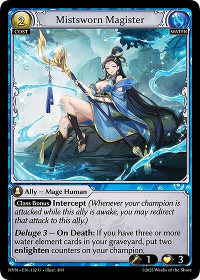 Mistsworn Magister - 132 - Uncommon - Abyssal Heaven