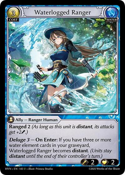 Waterlogged Ranger - 145 - Uncommon - Abyssal Heaven