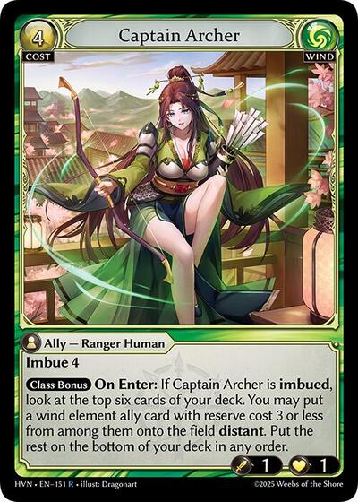 Captain Archer - 151 - Rare - Abyssal Heaven