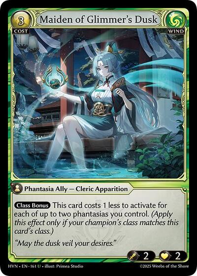 Maiden of Glimmer's Dusk - 161 - Uncommon - Abyssal Heaven