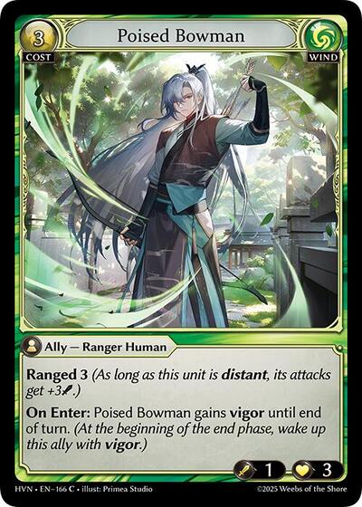 Poised Bowman - 166 - Common - Abyssal Heaven