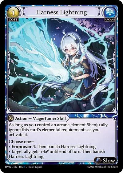 Harness Lightning - 186 - Rare - Abyssal Heaven