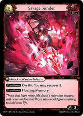 Savage Sunder - 192 - Rare - Abyssal Heaven