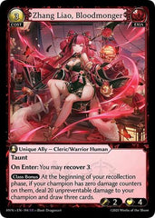 Zhang Liao, Bloodmonger - 194 - Super Rare - Abyssal Heaven