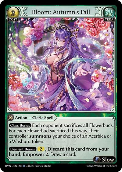 Bloom: Autumn's Fall - 204 - Rare - Abyssal Heaven