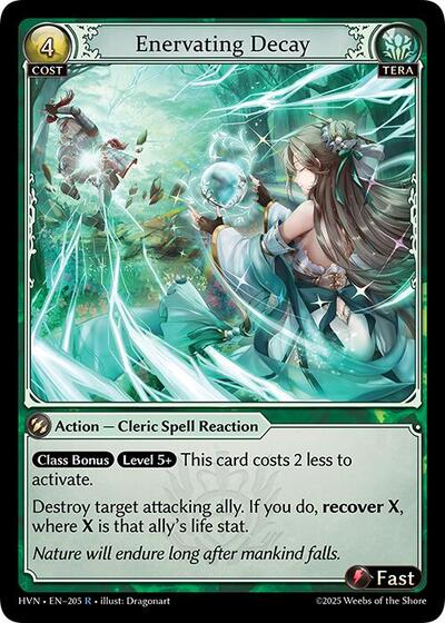 Enervating Decay - 205 - Rare - Abyssal Heaven