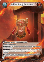 Fabled Ruby Fatestone // Suzaku, Vermillion Phoenix - 019 - Ultra Rare - Abyssal Heaven