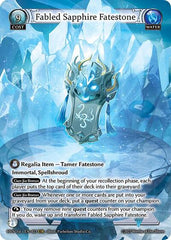 Fabled Sapphire Fatestone // Genbu, Black Tortoise - 021 - Ultra Rare - Abyssal Heaven
