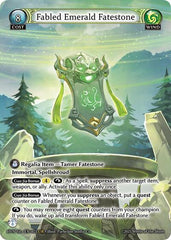 Fabled Emerald Fatestone // Byakko, White Tiger - 025 - Ultra Rare - Abyssal Heaven