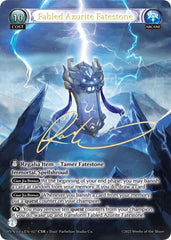 Fabled Azurite Fatestone // Seiryuu, Azure Dragon - 027 - Collector Super Rare - Abyssal Heaven