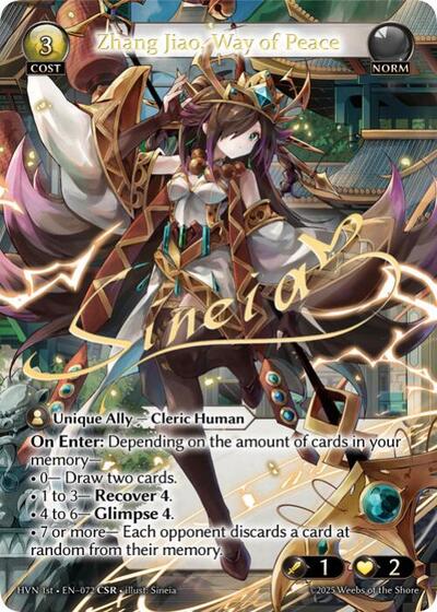 Zhang Jiao, Way of Peace - 072 - Collector Super Rare - Abyssal Heaven