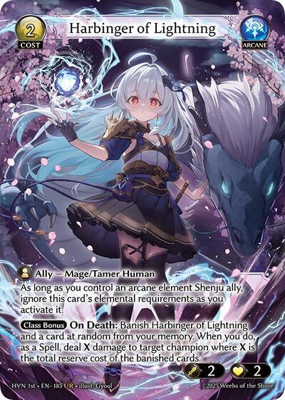 Harbinger of Lightning - 185 - Ultra Rare - Abyssal Heaven