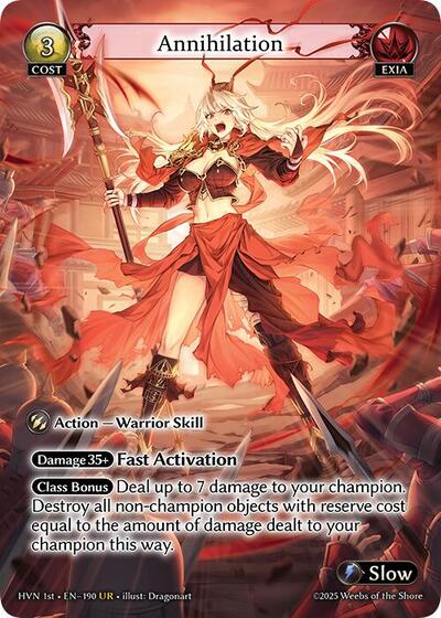 Annihilation - 190 - Ultra Rare - Abyssal Heaven