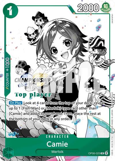 Camie (Championship 2024 Top Player Pack Vol. 2) - OP06-025 - Rare - One Piece Promotion Cards