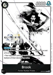 Brook (Championship 2024 Top Player Pack Vol. 2) - OP06-092 - Rare - One Piece Promotion Cards