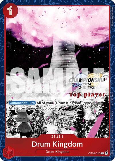 Drum Kingdom (Championship 2024 Top Player Pack Vol. 2) - OP08-020 - Common - One Piece Promotion Cards