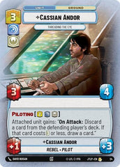 Cassian Andor - Threading the Eye - 24 - Rare (Foil) - Jump to Lightspeed: Weekly Play Promos
