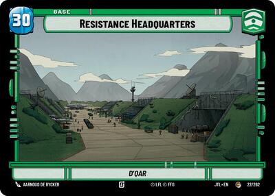 Resistance Headquarters // TIE Fighter - 022/262 // T01/T04 - Common - Jump to Lightspeed
