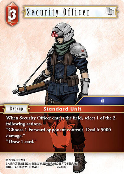 Security Officer - 25-008C - Common - Tears of the Planet