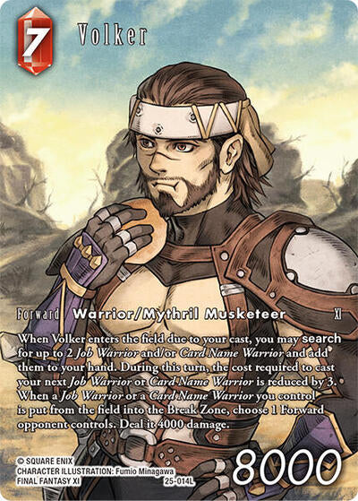 Volker - 25-014L - Legend (Full Art) - Tears of the Planet