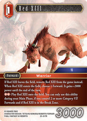 Red XIII - 25-017R - Rare - Tears of the Planet