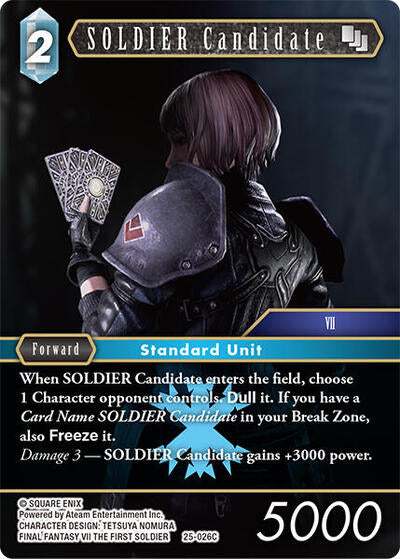 SOLDIER Candidate - 25-026C - Common - Tears of the Planet