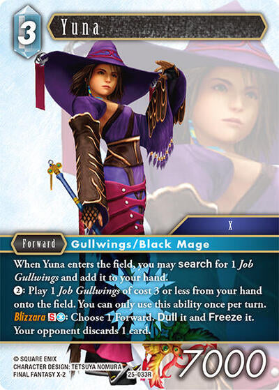 Yuna - 25-033R - Rare - Tears of the Planet