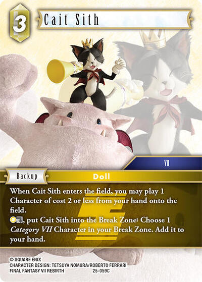 Cait Sith - 25-059C - Common - Tears of the Planet