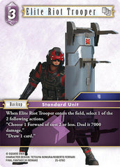 Elite Riot Trooper - 25-076C - Common - Tears of the Planet