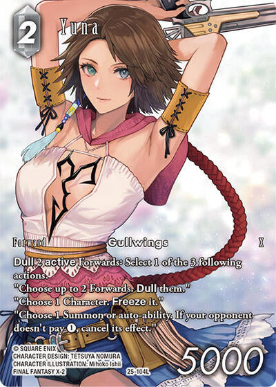 Yuna - 25-104L - Legend (Full Art) - Tears of the Planet