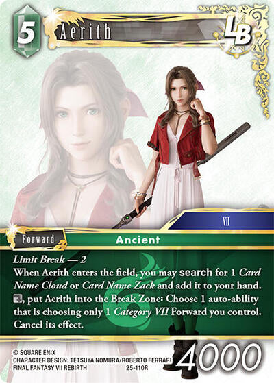 Aerith LB - 25-110R - Rare - Tears of the Planet