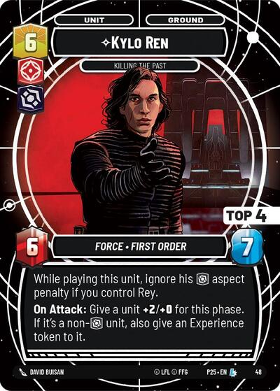 Kylo Ren - Killing the Past (Top 4) - 48 - Legendary - Organized Play Promos