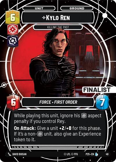 Kylo Ren - Killing the Past (Finalist) - 49 - Legendary - Organized Play Promos