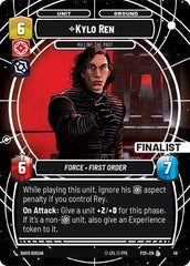 Kylo Ren - Killing the Past (Finalist) - 49 - Legendary - Organized Play Promos