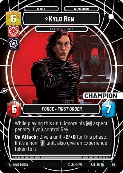 Kylo Ren - Killing the Past (Champion) - 50 - Legendary - Organized Play Promos