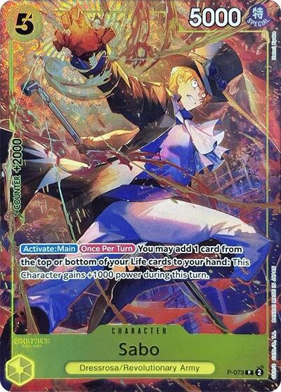 Sabo - P-073 - Promo (Premium Card Collection -Best Selection Vol. 3-) - One Piece Promotion Cards