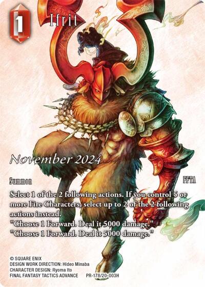Ifrit - Pr-178/20-003H - Promo - FF: Promo Cards