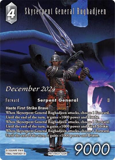 Skyserpent General Rughadjeen - PR-179/21-122H - Promo - FF: Promo Cards