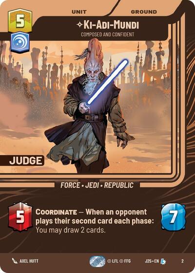 Ki-Adi-Mundi - Composed and Confident - 2 - Legendary - Judge Promos
