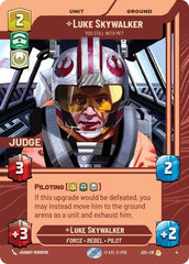 Luke Skywalker - You Still With Me? - 4 - Rare - Judge Promos