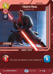Darth Maul - Revenge at Last - 5 - Legendary - Judge Promos
