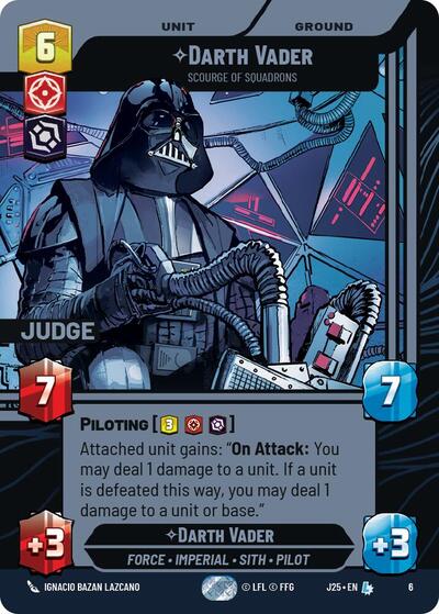 Darth Vader - Scourge of Squadrons - 6 - Legendary - Judge Promos