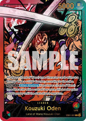 Kouzuki Oden - EB01-001 - Leader (Special Alternate Art) - Anime 25th Collection