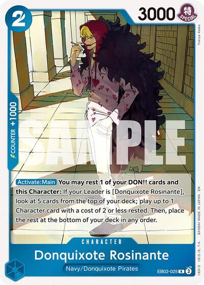 Donquixote Rosinante - EB02-025 - Rare - Anime 25th Collection