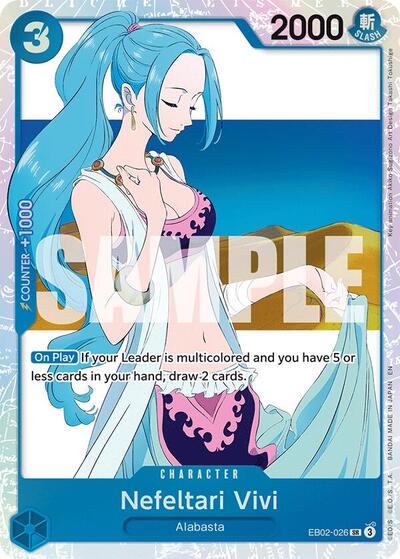 Nefeltari Vivi - EB02-026 - Super Rare - Anime 25th Collection