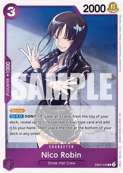 Nico Robin - EB02-036 - Rare - Anime 25th Collection