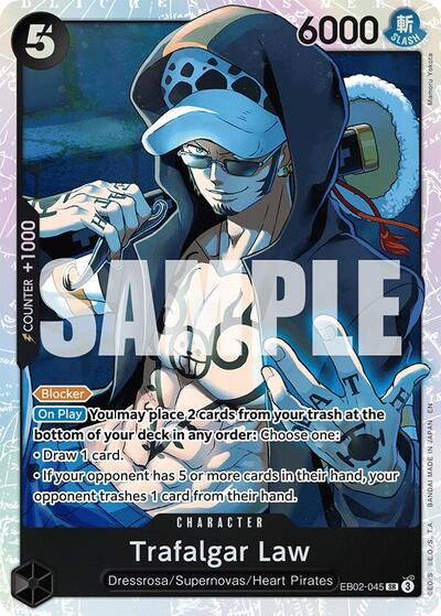 Trafalgar Law - EB02-045 - Super Rare - Anime 25th Collection