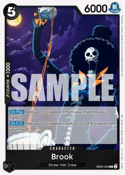 Brook - EB02-048 - Rare - Anime 25th Collection