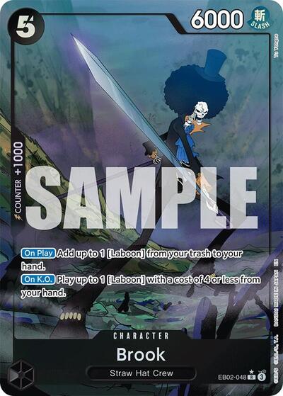 Brook - EB02-048 - Rare (Alternate Art) - Anime 25th Collection